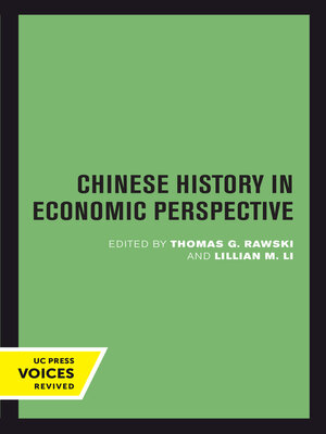 cover image of Chinese History in Economic Perspective